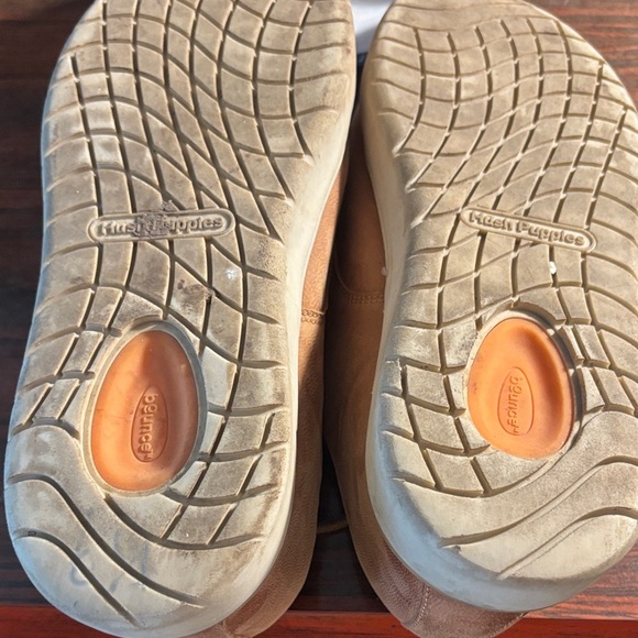 Hush Puppies Tan Leather Sneakers - Picture 11 of 12